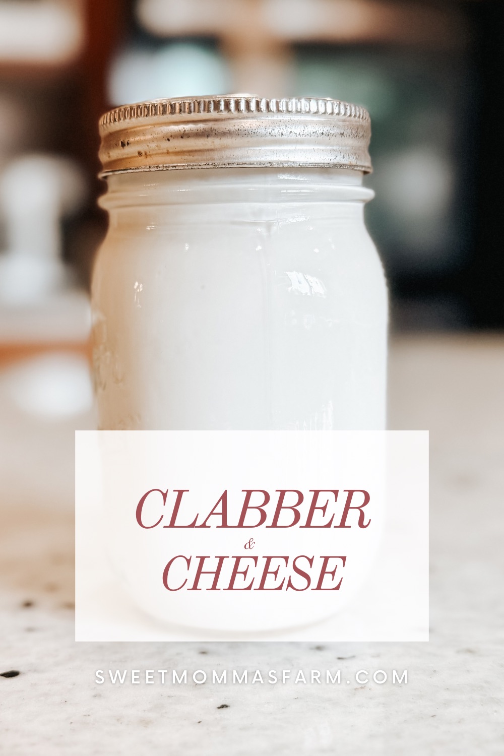 Clabber in a pint jar